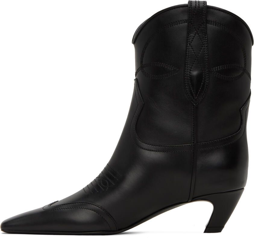 KHAITE Black Dallas Boots - Picture 2