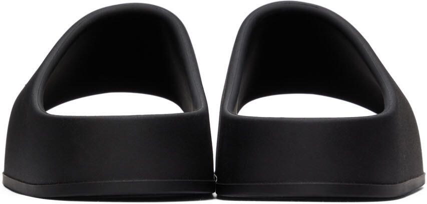 KHAITE Black 'The Brighton' Slides