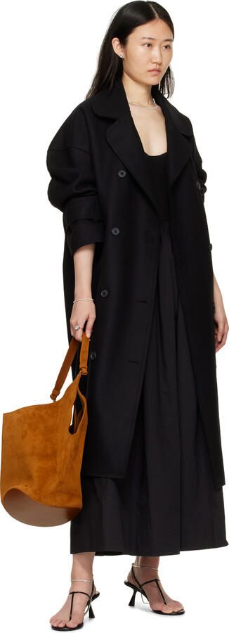 KHAITE Black 'The Linden' Heeled Sandals - Picture 4