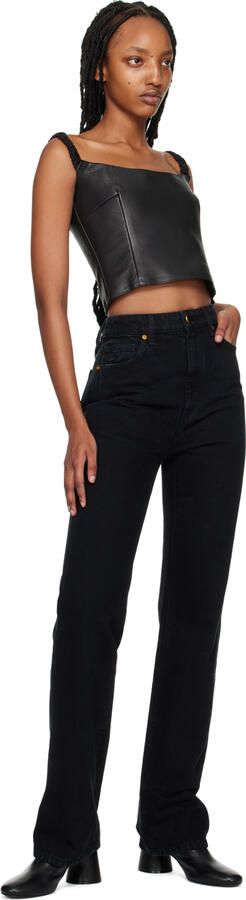 KHAITE Black Wythe Boots - Picture 4