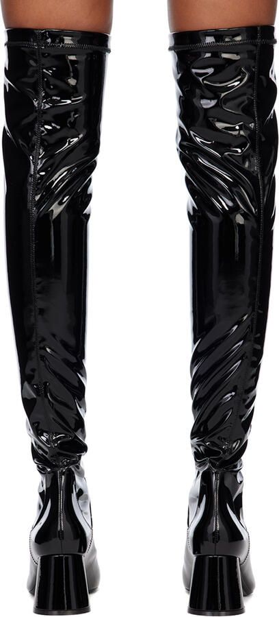 KHAITE Black Wythe Boots