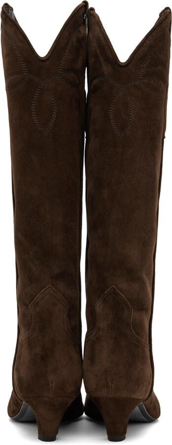KHAITE Brown Dallas Boots - Picture 3