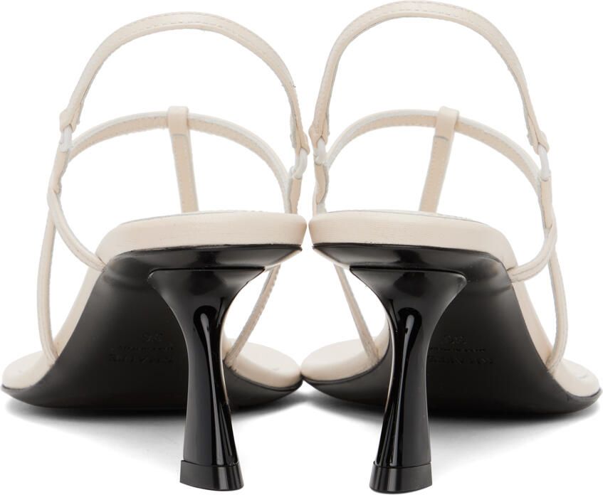 KHAITE Off-White 'The Linden' Heeled Sandals