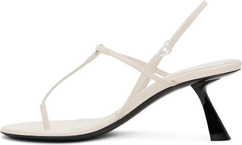KHAITE Off-White 'The Linden' Heeled Sandals - Picture 3