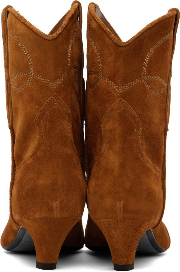 KHAITE Tan Dallas Boots - Picture 3