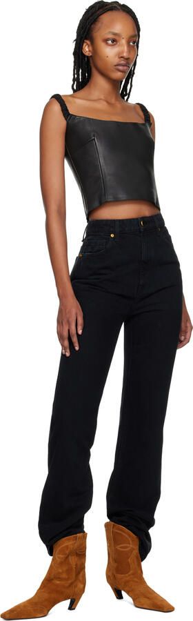 KHAITE Tan Dallas Boots - Picture 4