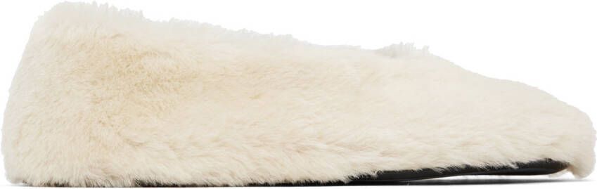 KHAITE Off-White 'The Marcy' Slippers