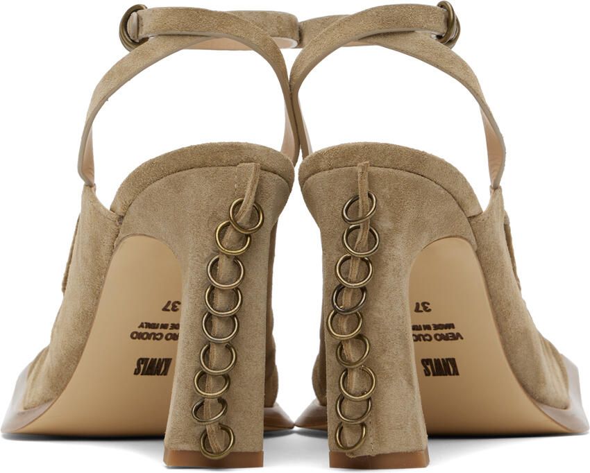 KNWLS Beige Hellz Mules