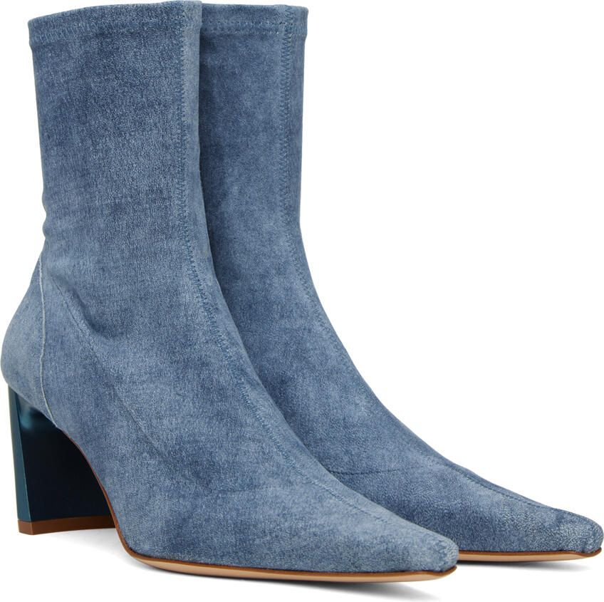 KNWLS Blue Serpent Boots