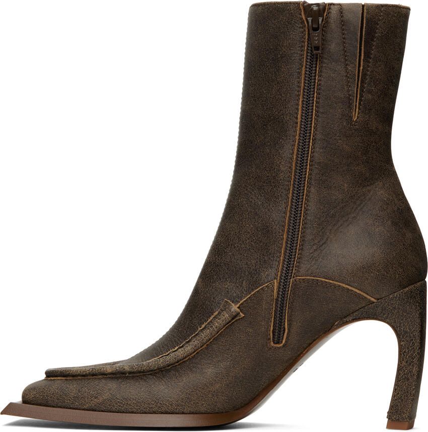 KNWLS Brown Hellz Boots - Picture 2