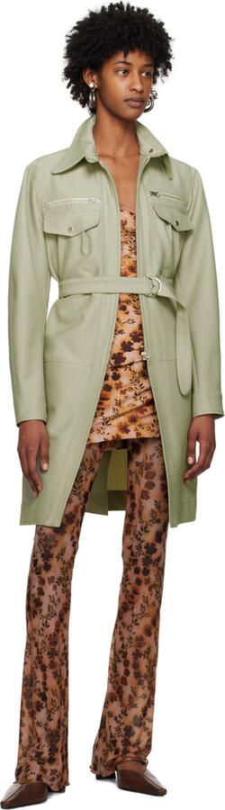 KNWLS Brown Serpent Mule Heels - Picture 4