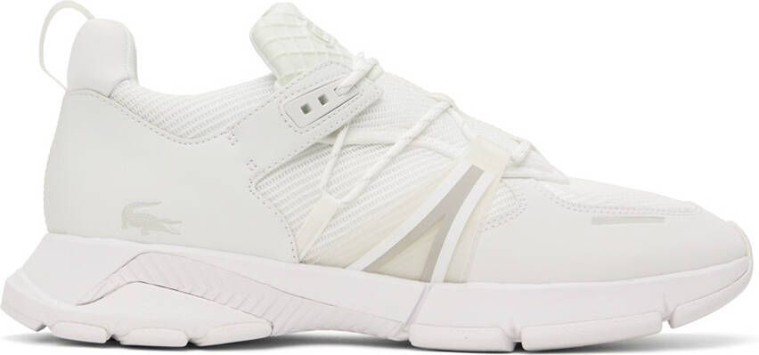 Lacoste White L003 Sneakers - Picture 5
