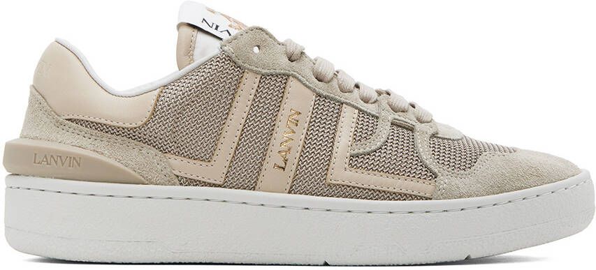 Lanvin Beige Clay Sneakers - Picture 5