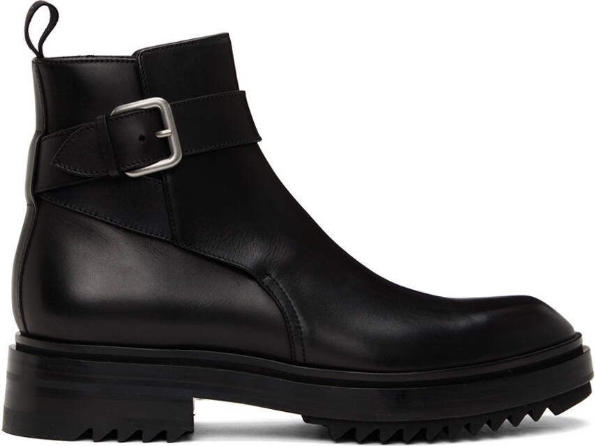 Lanvin Black Alto Boots - Picture 5