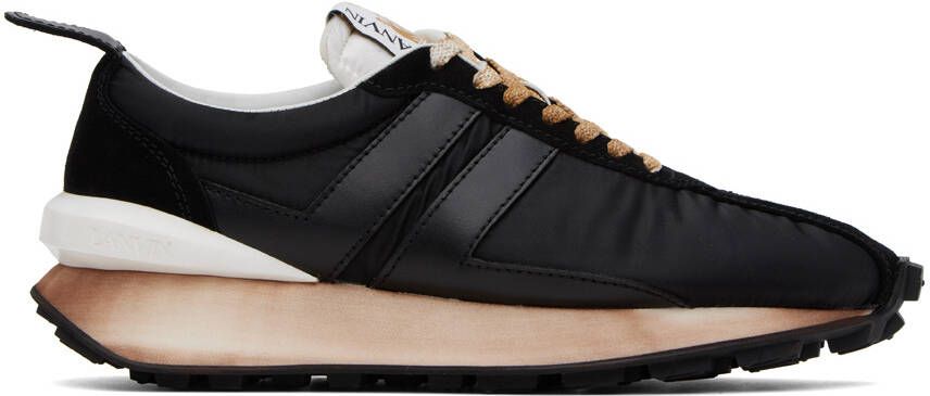 Lanvin Black BUMPR Sneakers - Picture 5