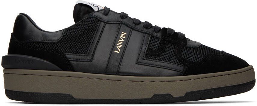 Lanvin Black Clay Sneakers - Picture 4