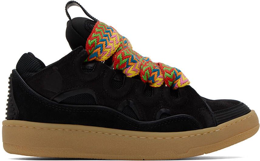 Lanvin Black Curb Sneakers