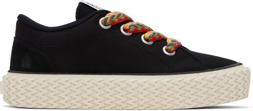 Lanvin Black Curbies Sneakers - Picture 5