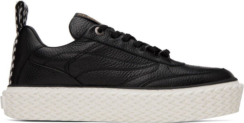 Lanvin Black Curbies Sneakers - Picture 4