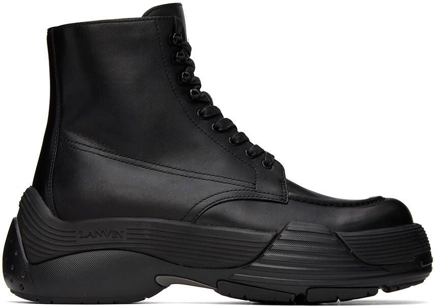 Lanvin Black Flash-X Ankle Boots