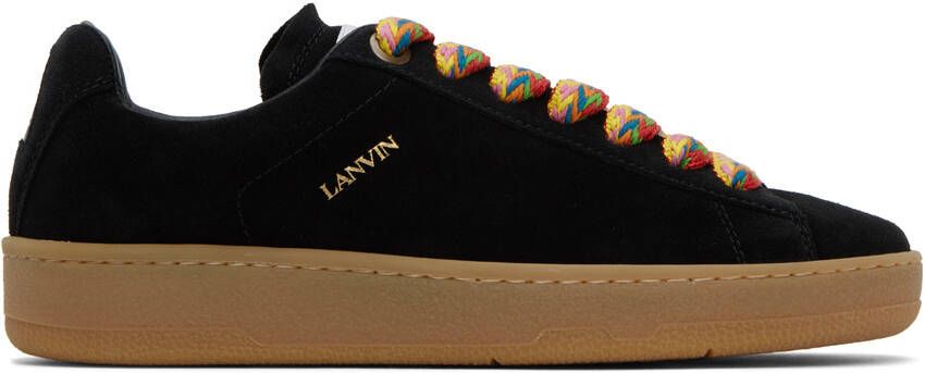 Lanvin Black Lite Curb Sneakers - Picture 5