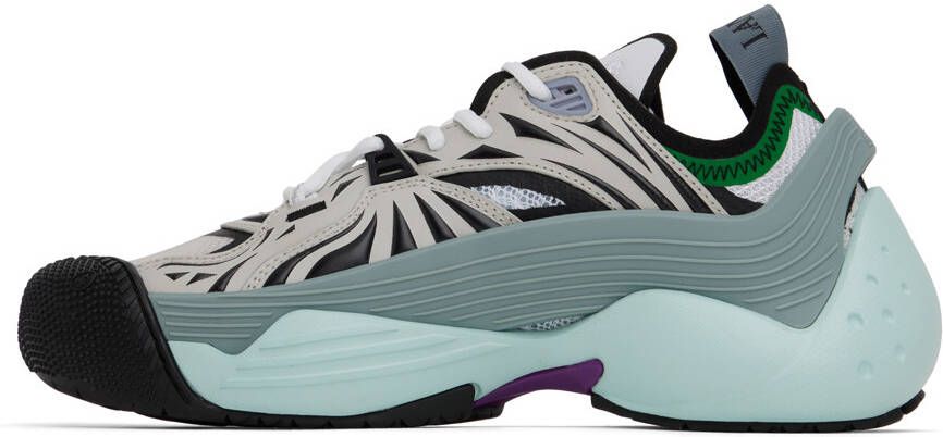 Lanvin Blue Flash-X Sneakers - Picture 5