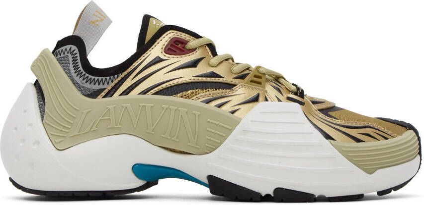 Lanvin Gold Flash-X Sneakers - Picture 7