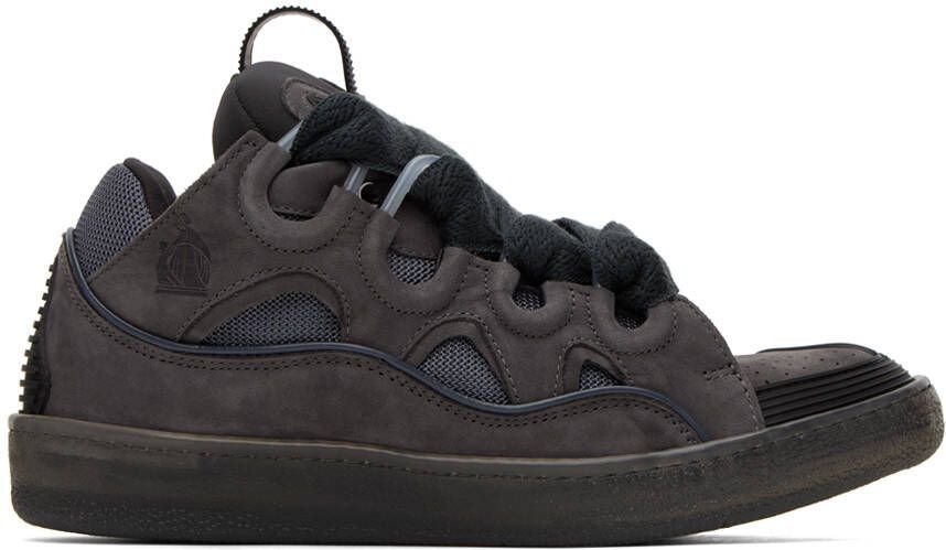 Lanvin Gray Curb Sneakers