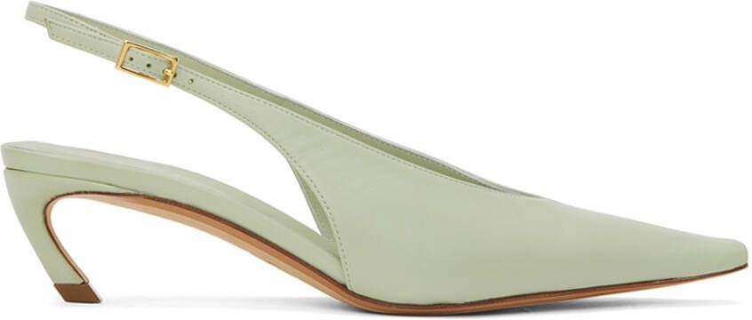Lanvin Green Swing Heels - Picture 5