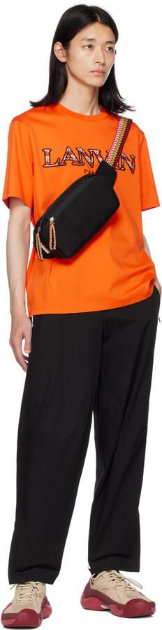 Lanvin Beige & Red Flash-X Sneakers - Picture 4