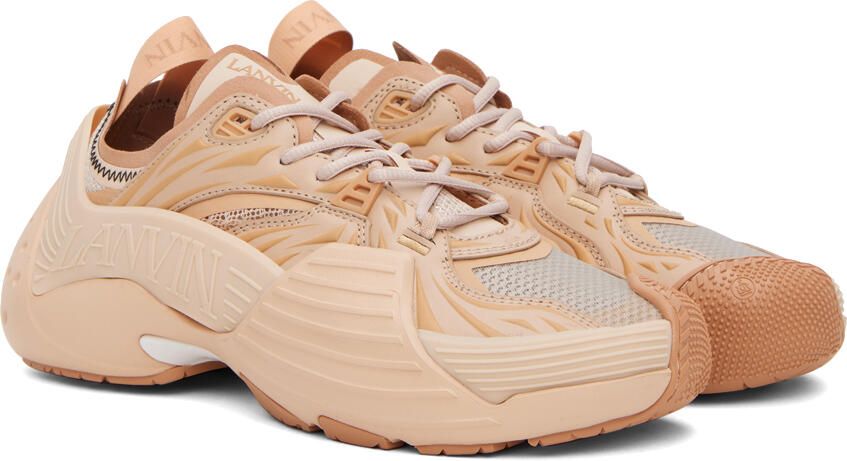 Lanvin Beige Flash-X Sneakers - Picture 2