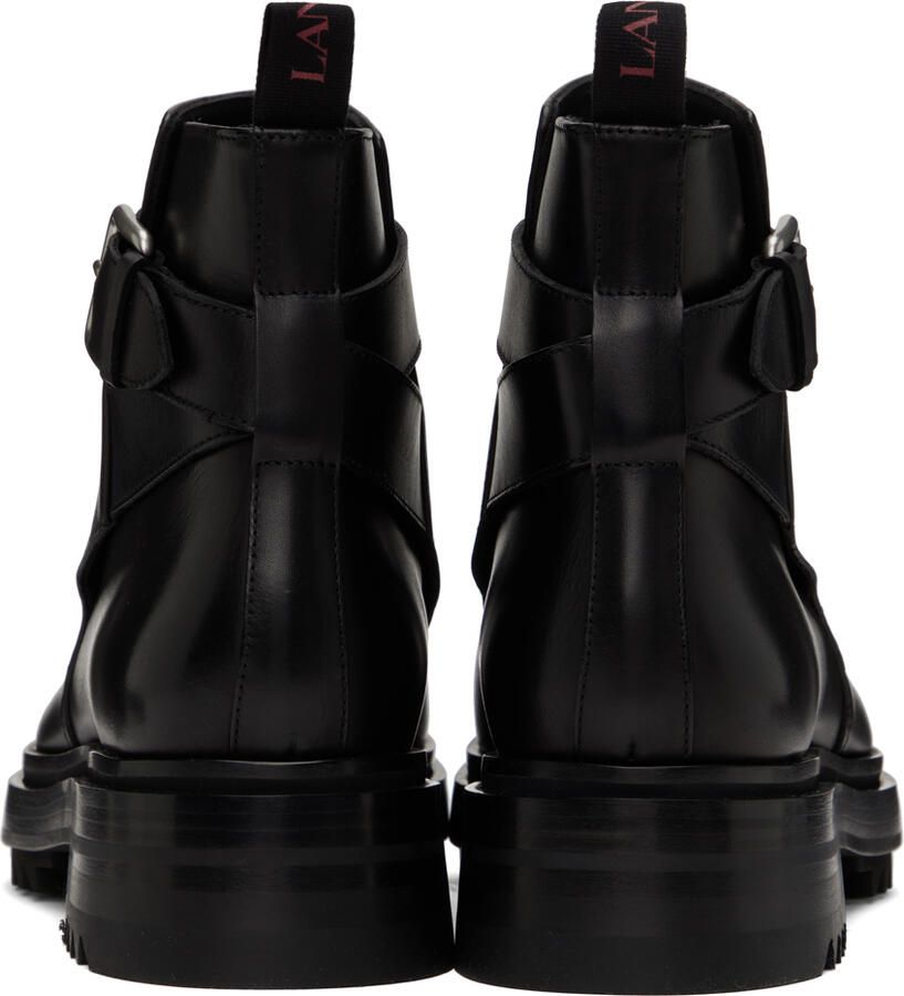 Lanvin Black Alto Boots