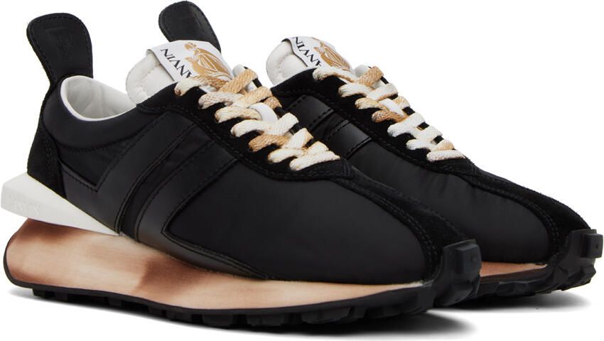 Lanvin Black Bumpr Sneakers - Picture 2