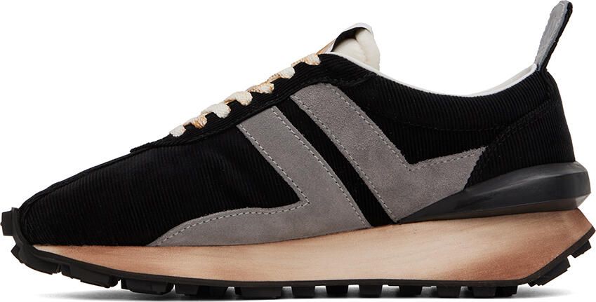 Lanvin Black Bumpr Sneakers - Picture 3