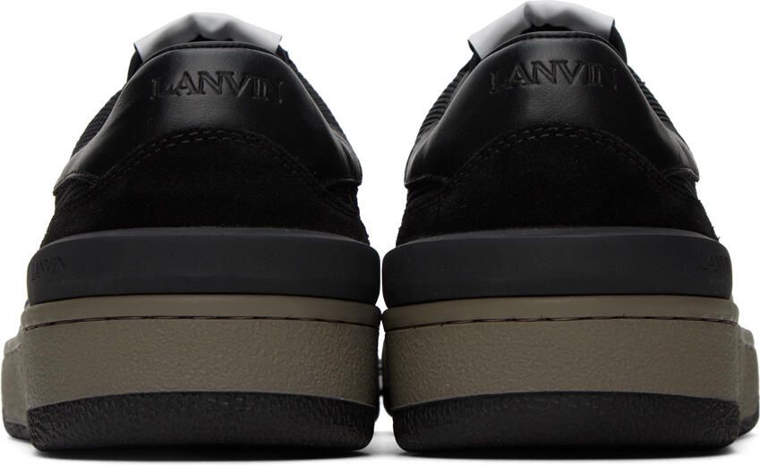 Lanvin Black Clay Sneakers