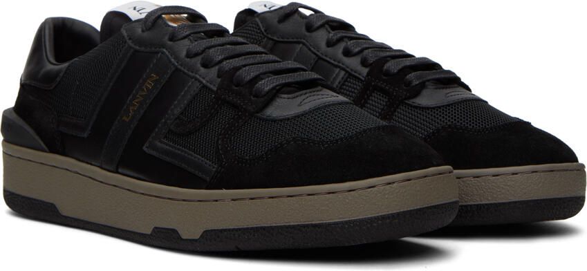 Lanvin Black Clay Sneakers - Picture 2