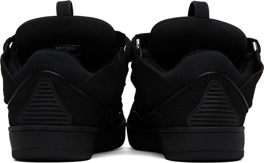Lanvin Black Curb Sneakers