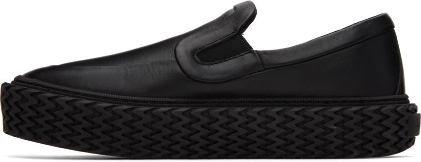 Lanvin Black Curbies Slip-On Sneakers - Picture 3
