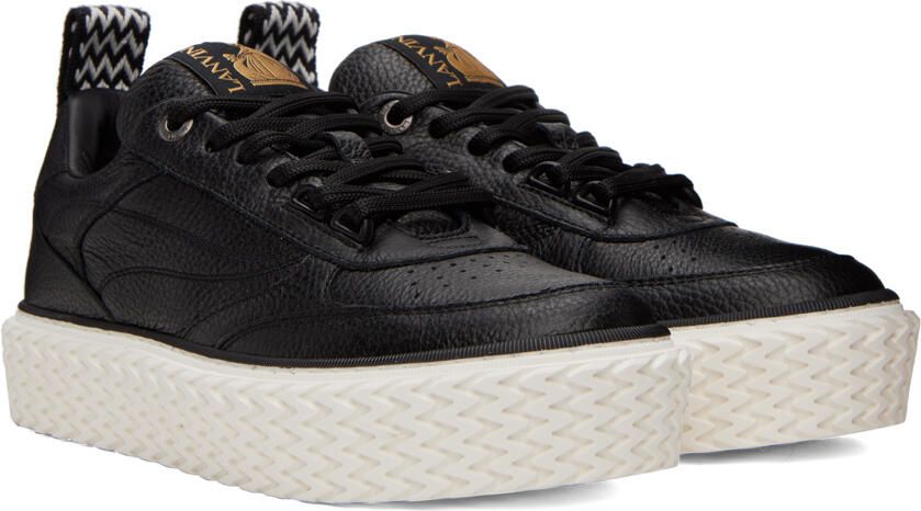Lanvin Black Curbies Sneakers - Picture 2