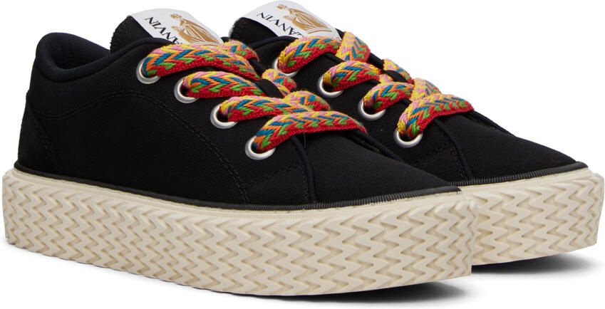 Lanvin Black Curbies Sneakers - Picture 2