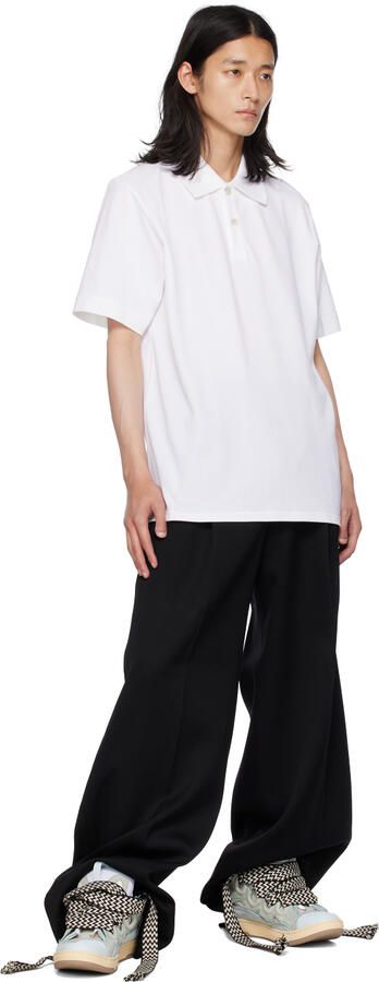 Lanvin Blue Curb Sneakers - Picture 4