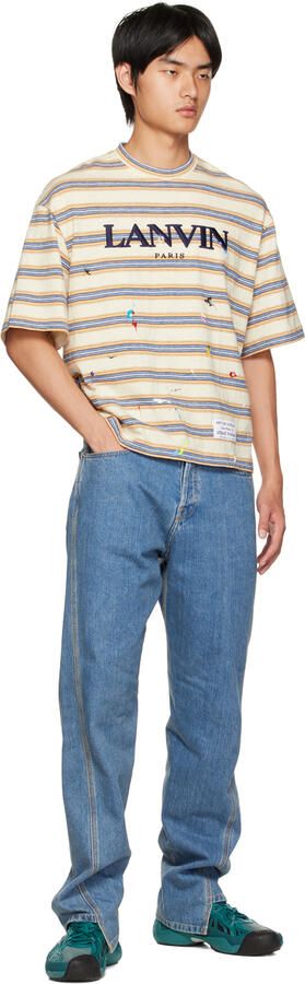 Lanvin Blue Flash-X Sneakers - Picture 4