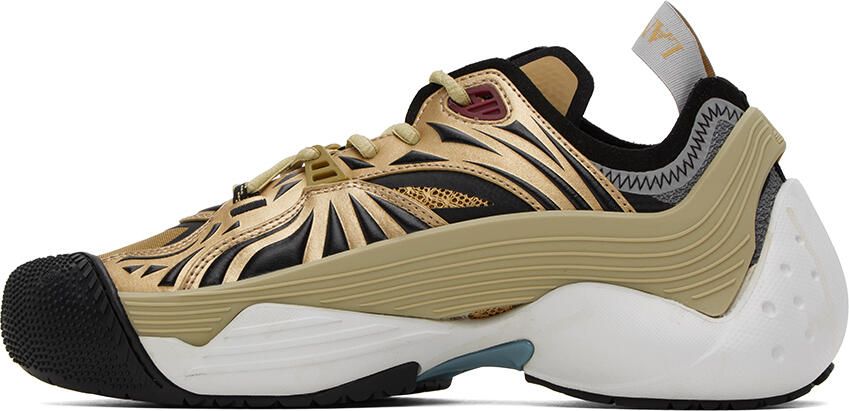 Lanvin Gold Flash-X Sneakers - Picture 4