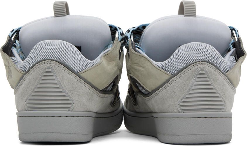 Lanvin Gray Curb Sneakers - Picture 3