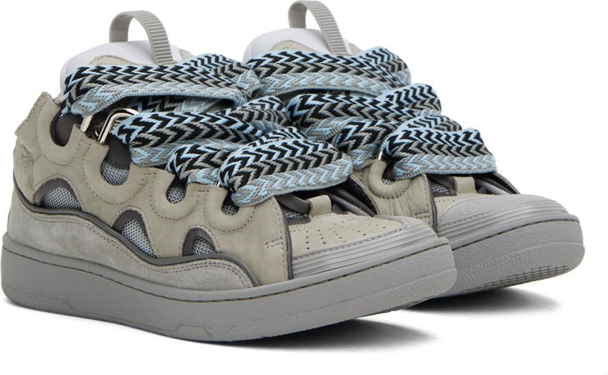 Lanvin Gray Curb Sneakers