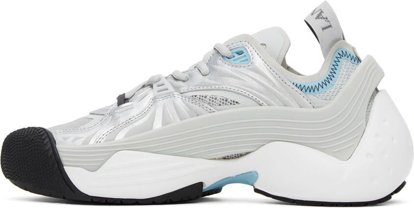 Lanvin Gray Flash-X Sneakers - Picture 3
