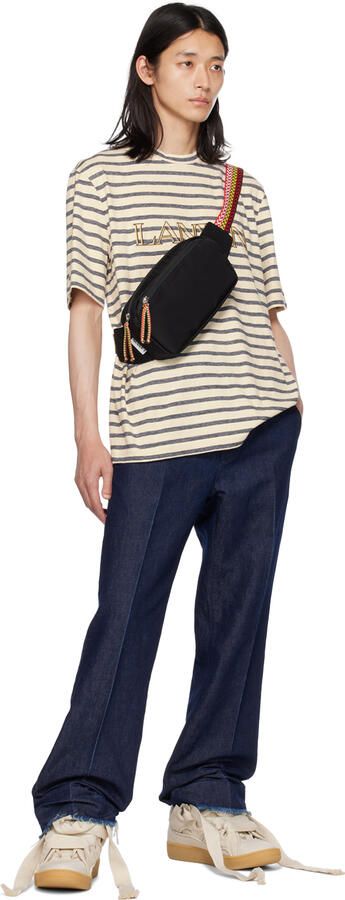 Lanvin Off-White Curb Sneakers - Picture 4