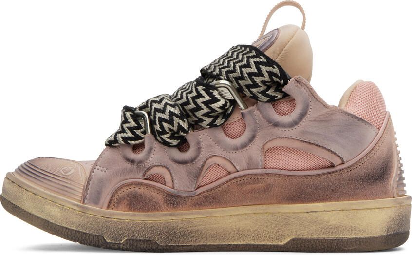 Lanvin Pink Curb Sneakers
