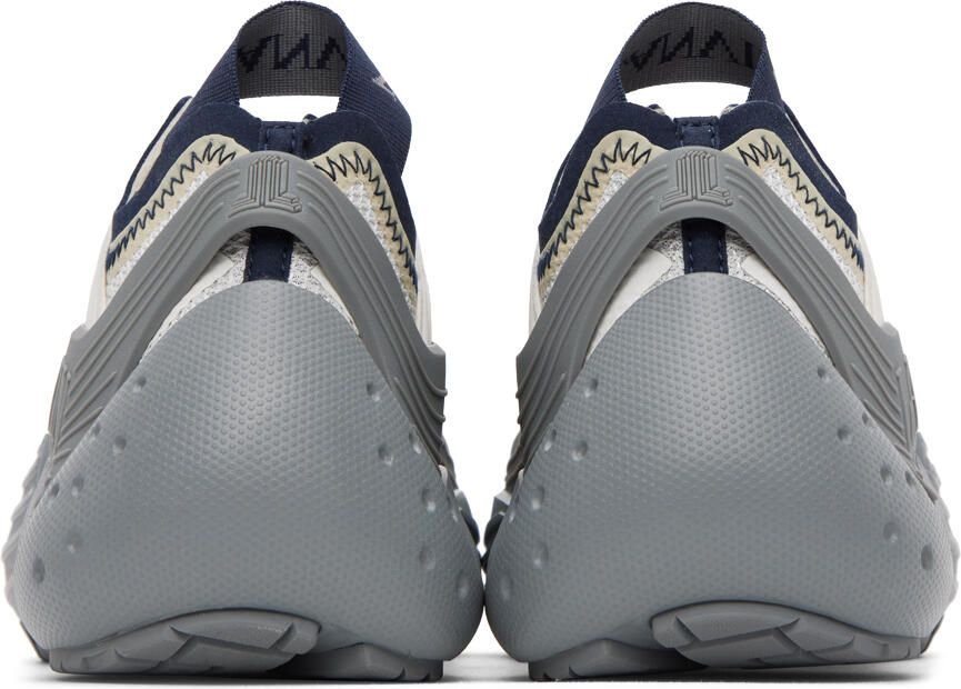 Lanvin SSENSE Exclusive Gray & Navy Flash-X Sneakers