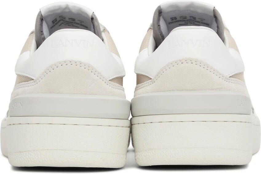 Lanvin Taupe Clay Sneakers - Picture 2